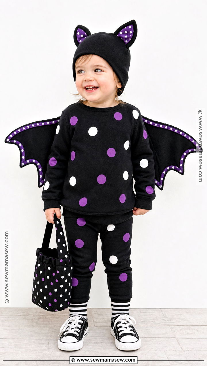 Polka Dot Toddler Bat Costume - 30 toddler bat costume ideas