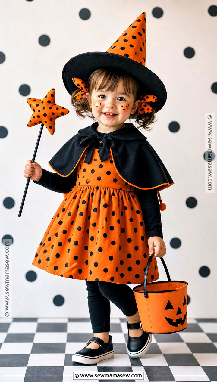Polka Dot Toddler Witch Costume - 30 toddler witch costumes