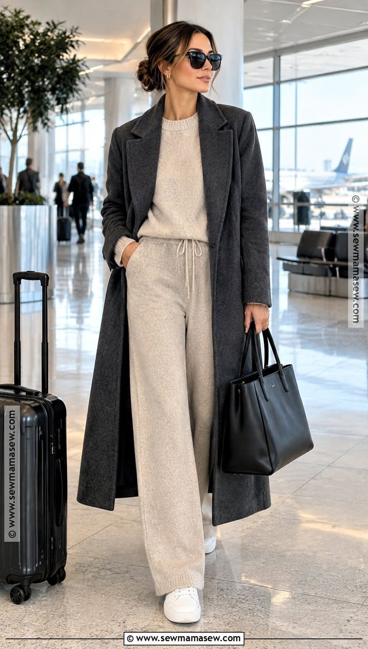 Polyvore Fall Knit Set And Long Coat Outfit - 15 polyvore fall outfits