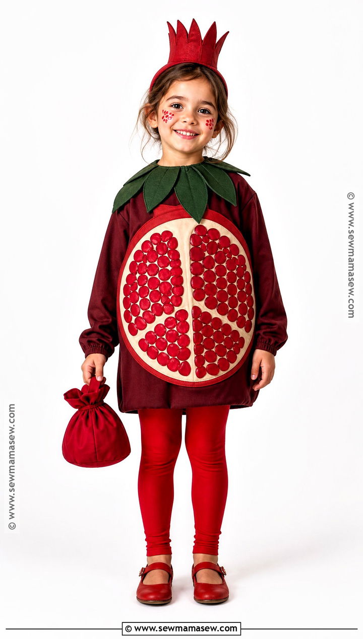 Pomegranate Costume For Kids - 30 fruit costumes for kids