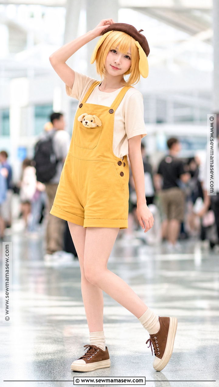 Pompompurin Cosplay With Overalls - 30 pompompurin cosplay ideas
