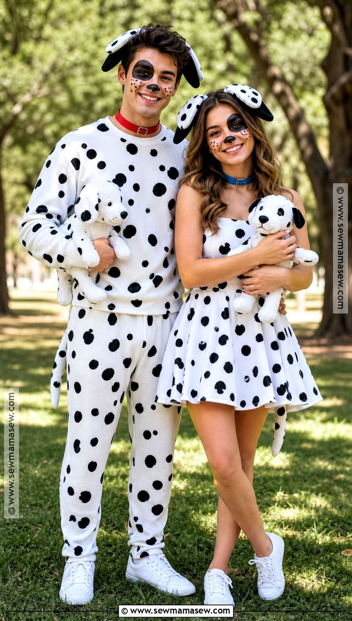Pongo And Perdita Couple Costume - 40 101 dalmations costume ideas