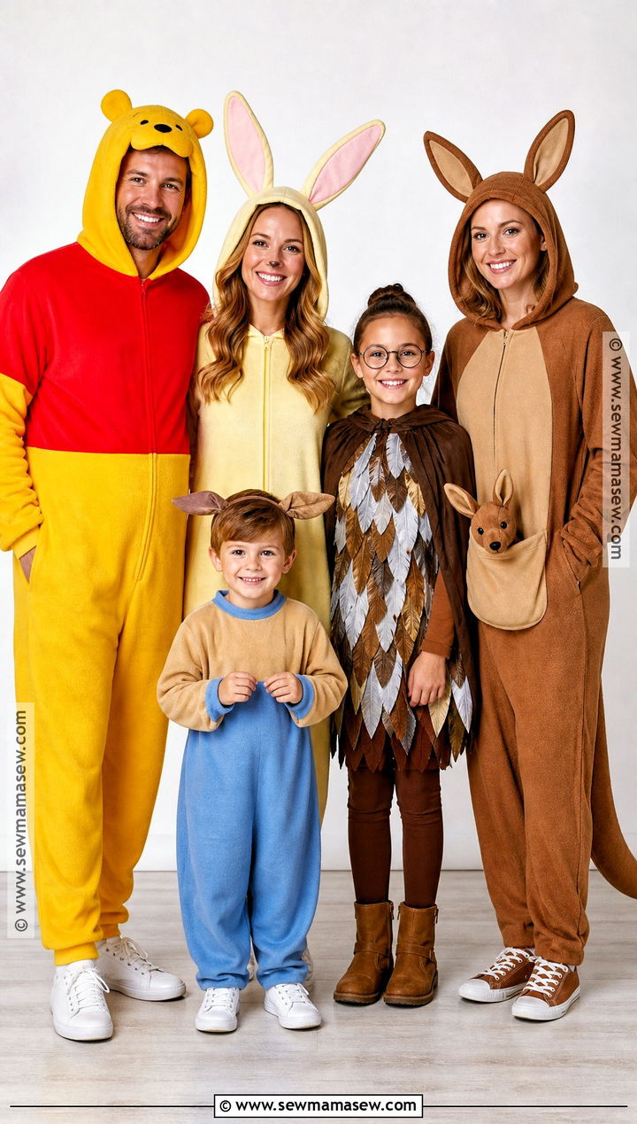 Pooh Rabbit Owl Kanga And Roo Costume - 30 winnie the pooh family costumes