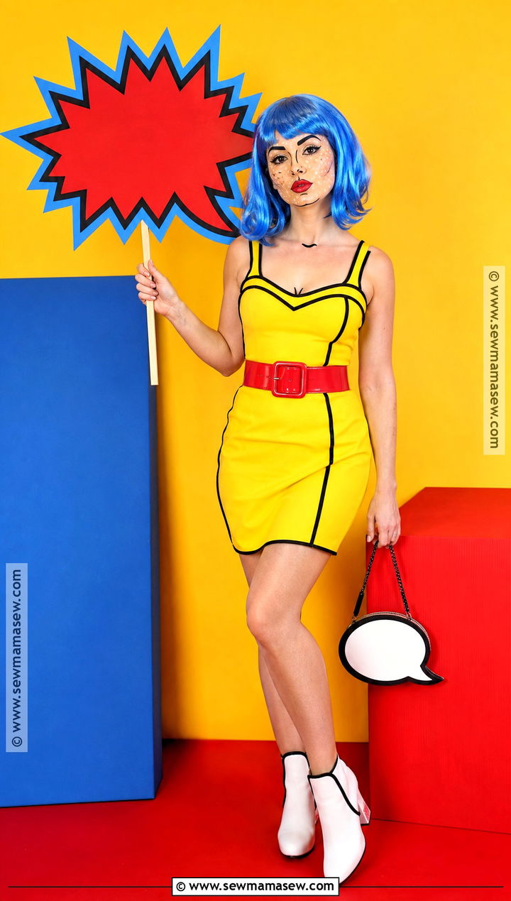 Pop Art Comic Costume - 40 unique halloween costumes for women