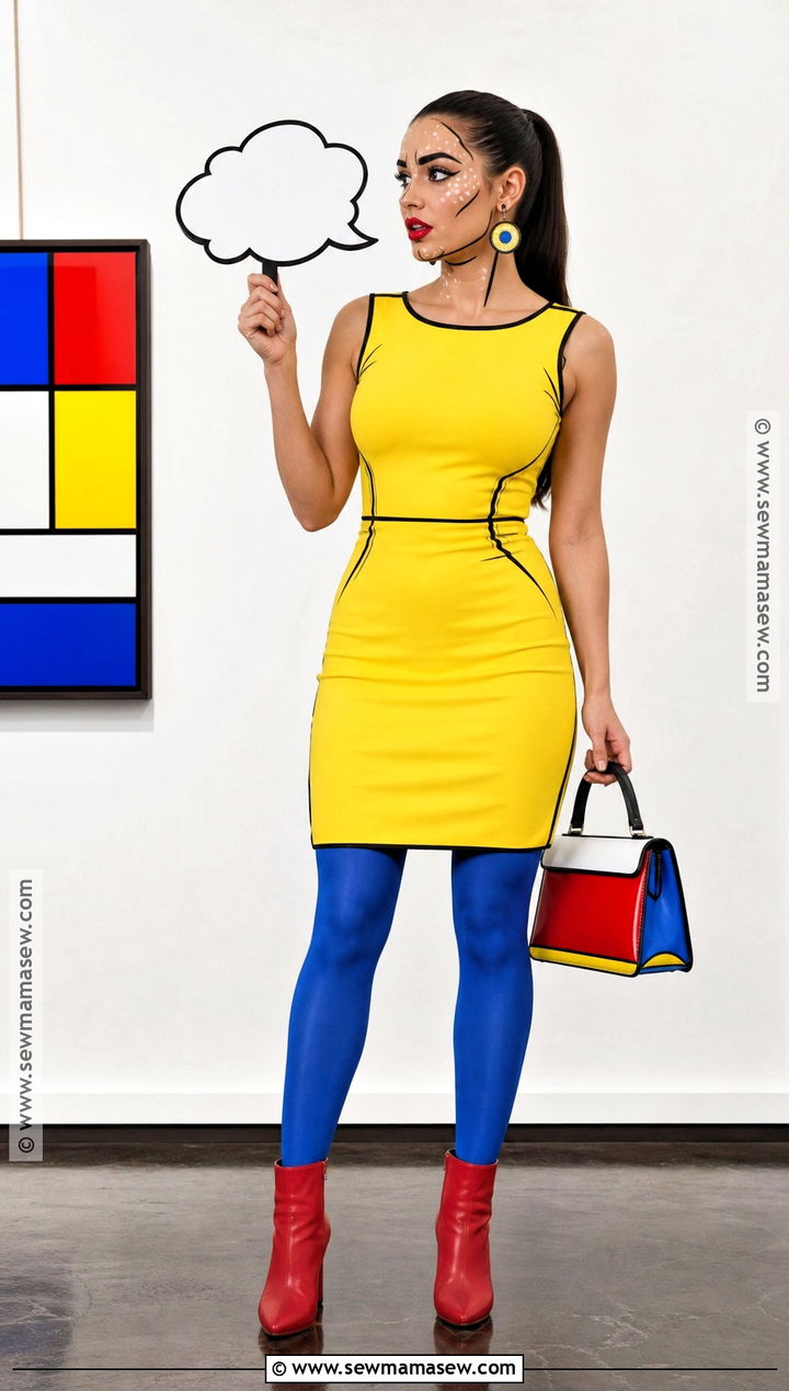 Pop Art Comic Costume - 30 60s halloween costume ideas