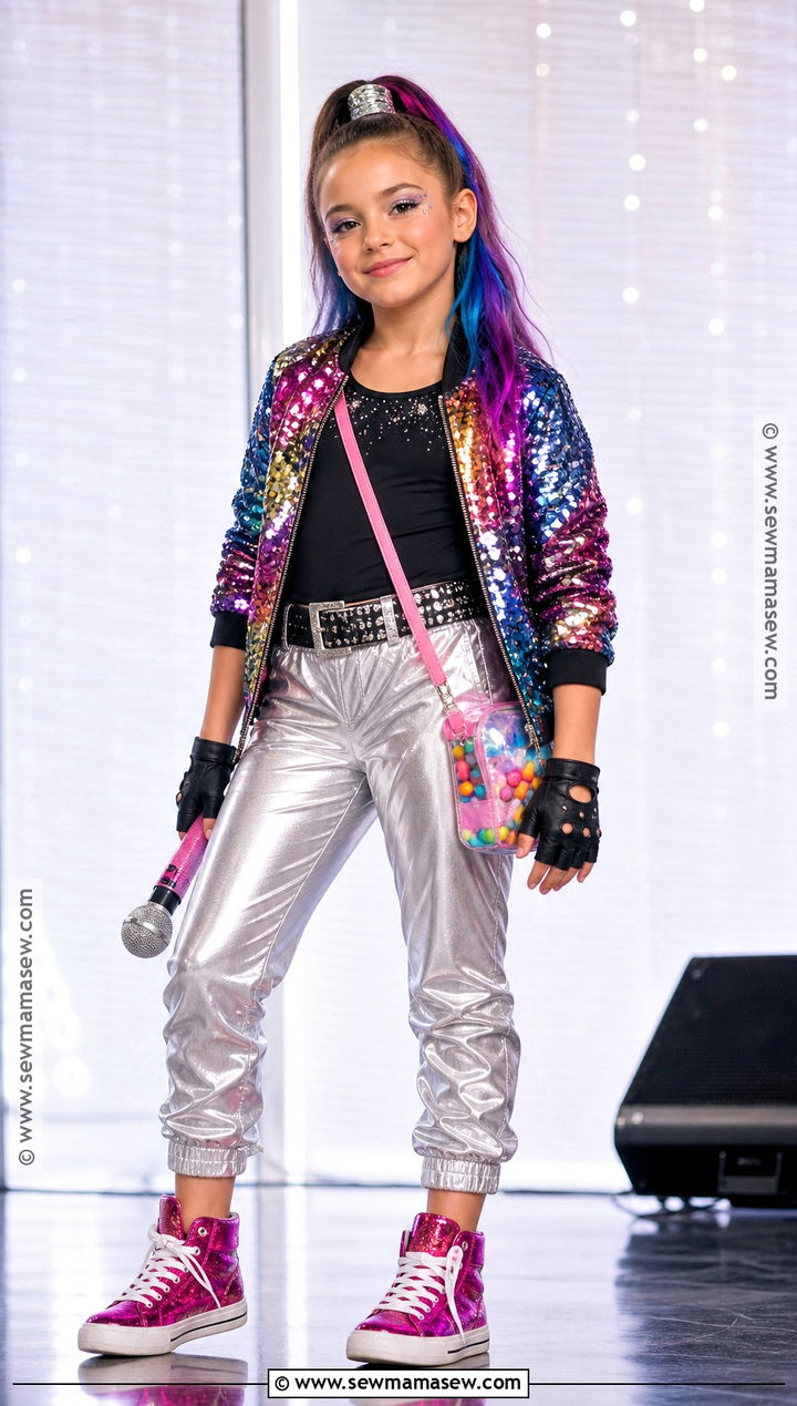Pop Star Kids Costume - 35 halloween kids costumes