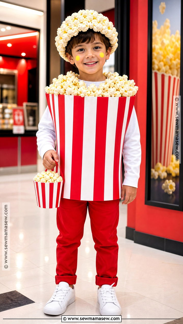 Popcorn Box Costume - 45 boy halloween costumes