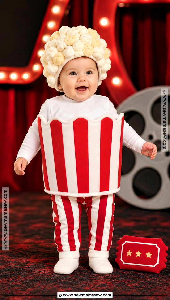 Popcorn Bucket Baby Costume - 30 funny baby costumes