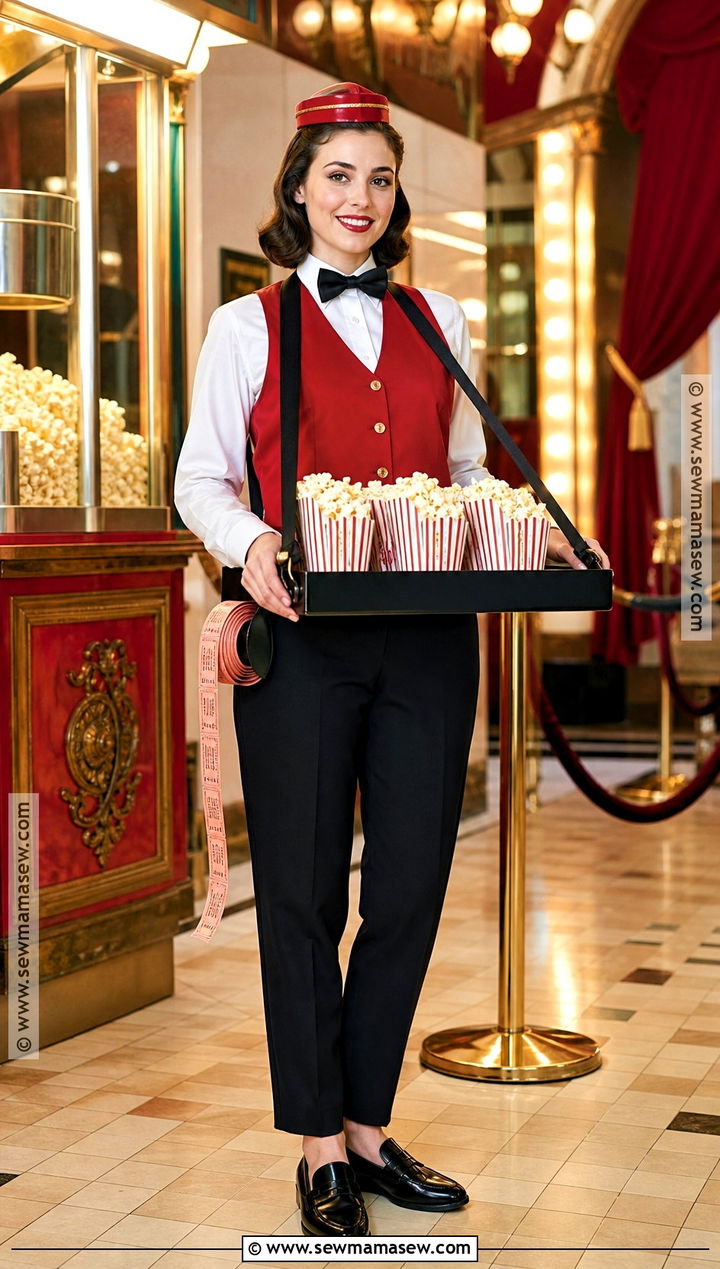 Popcorn Movie Usher Halloween Costume - 40 unique halloween costume ideas