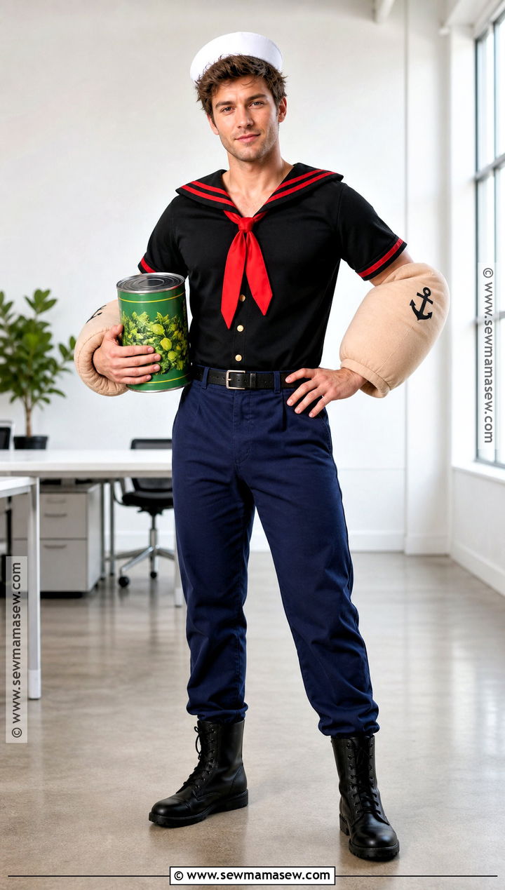 Popeye Jim Costume - 30 The Office Halloween Costumes