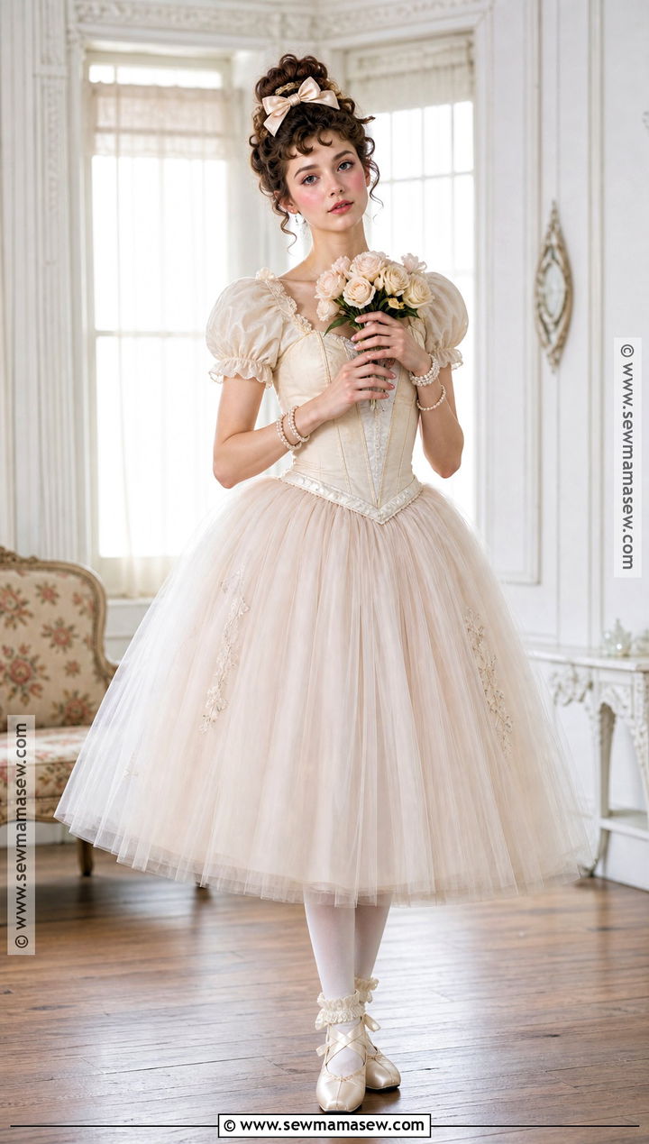 Porcelain Doll Ballerina Costume - 30 ballet halloween costumes