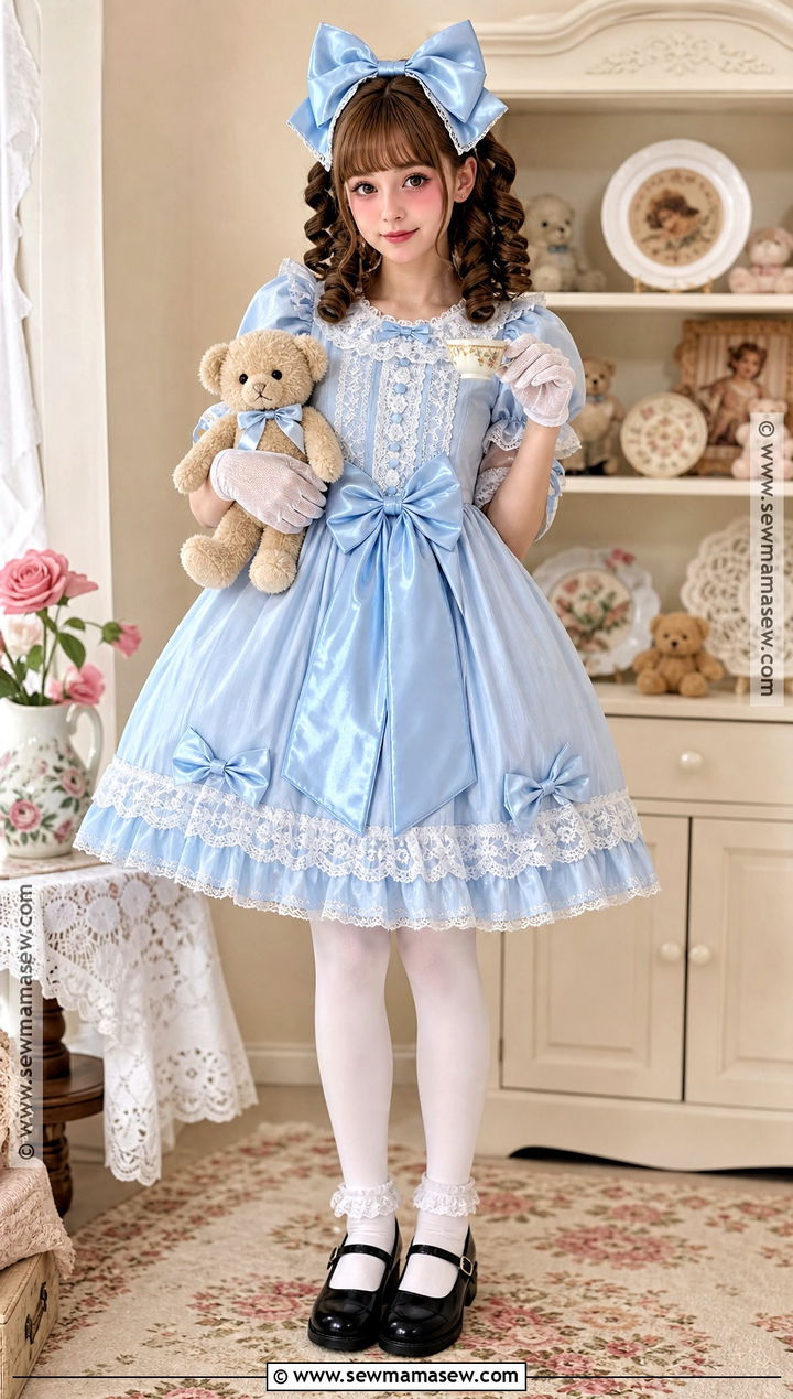 Porcelain Doll Blue Dress Costume - 30 blue dress costume ideas