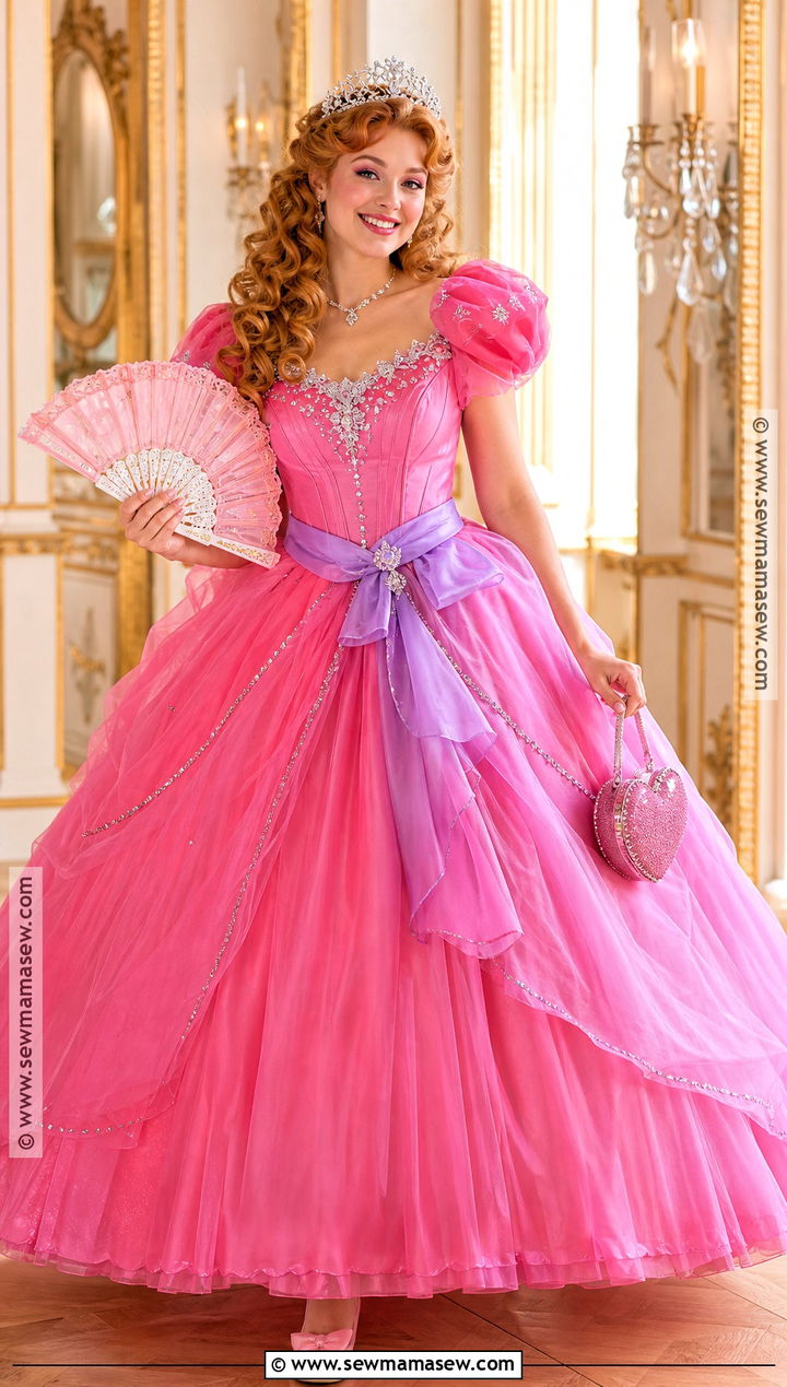 Portia Pink Princess Gown Costume - 30 barbie princess charm school costume ideas