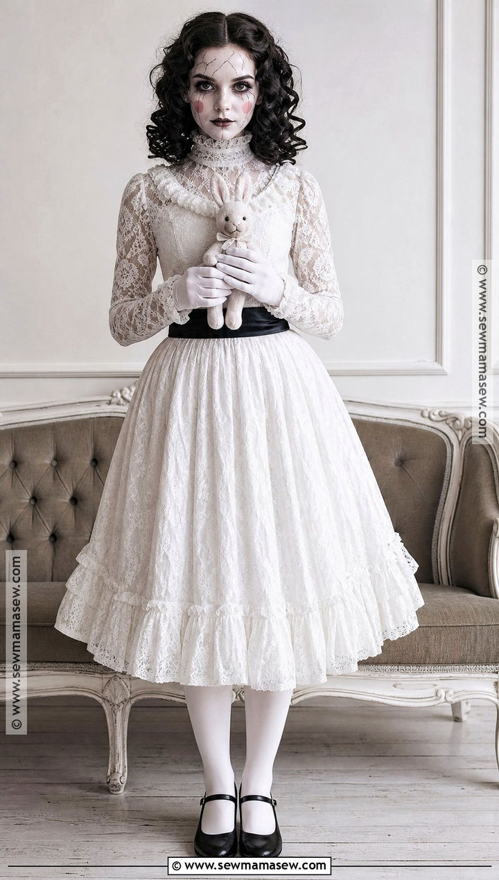 Possessed Porcelain Doll Costume - 45 scary costumes
