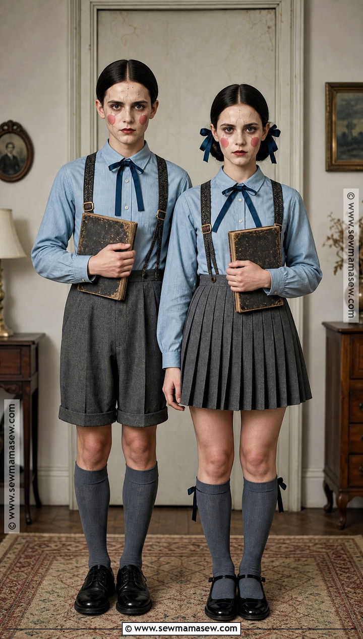 Possessed Storybook Twins Costume - 30 scary couple costumes