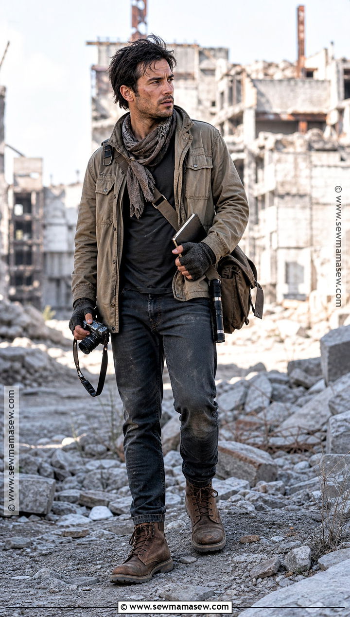 Post Apocalypse Photographer Outfit - 35 zombie apocalypse outfits male