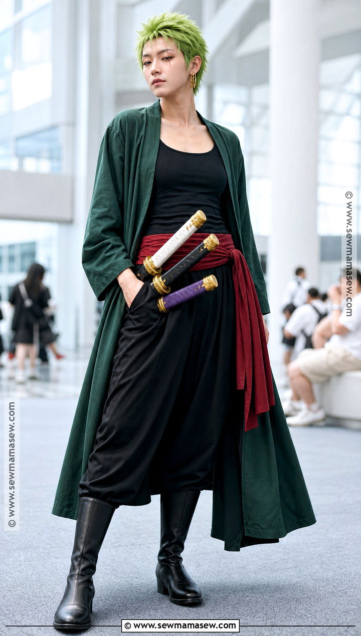 Post Timeskip Zoro Cosplay With Green Robe - 30 zoro cosplay ideas for girls