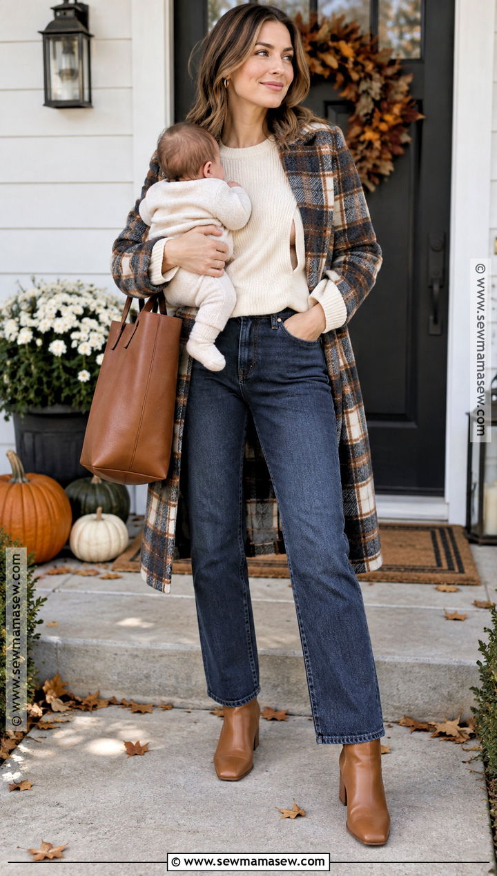 Postpartum Thanksgiving Jeans And Nursing Sweater Outfit - 15 thanksgiving outfit postpartum ideas