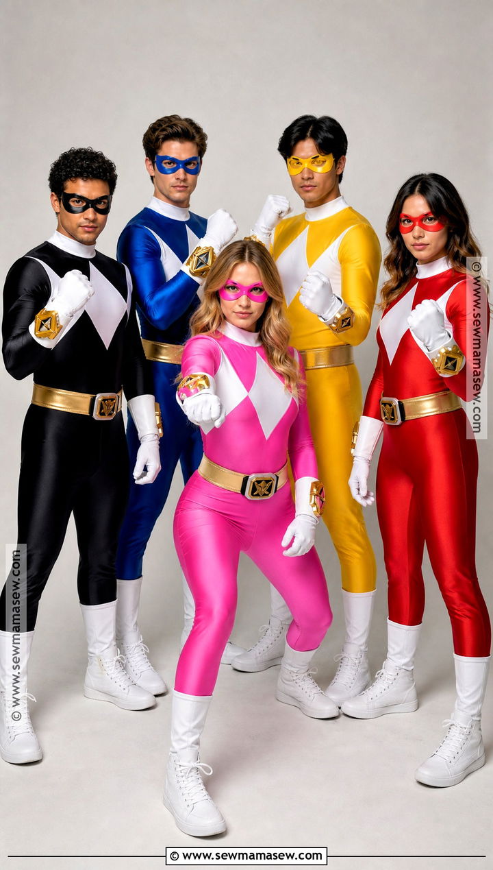 Power Rangers Group Costume - 35 halloween costumes 5 people