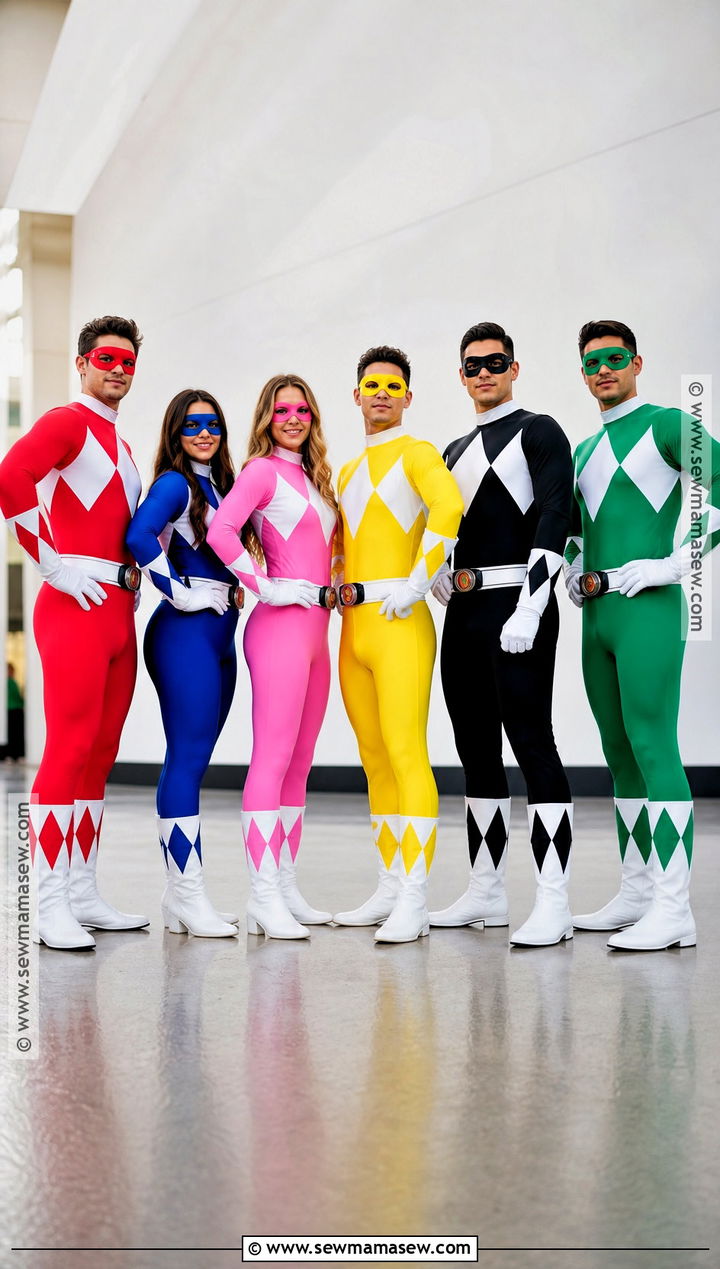 Power Rangers Group Costume - 45 superhero costumes