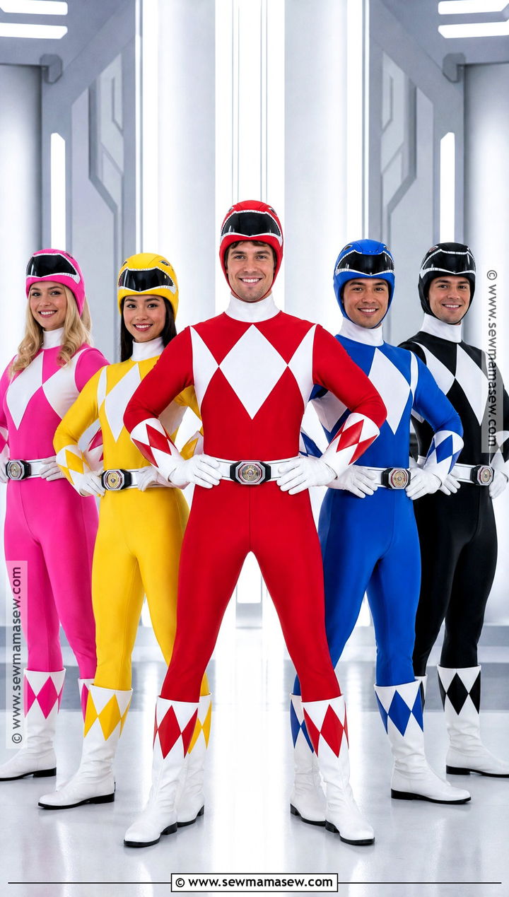 Power Rangers Group Costume - 35 5 people halloween costumes