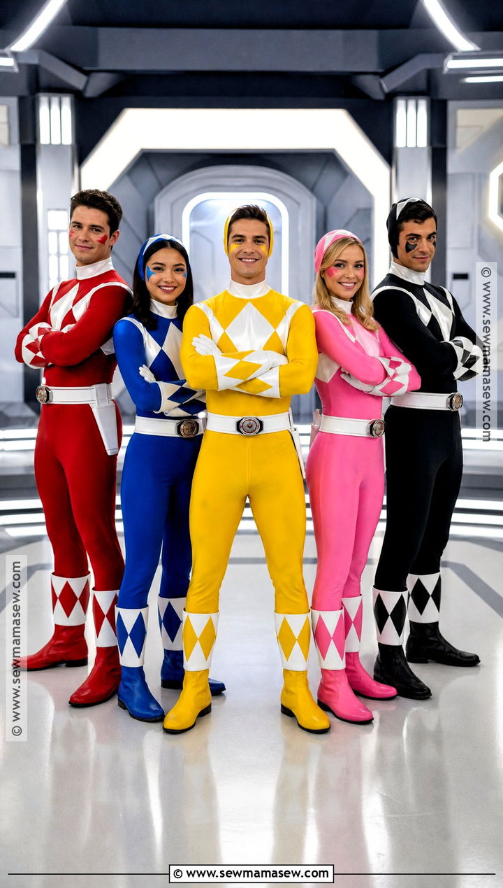 Power Rangers Group Halloween Costume - 35 group of 5 halloween costumes