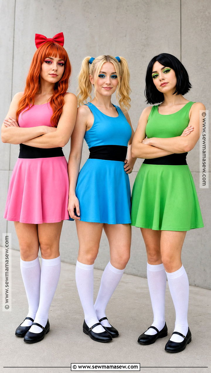 Powerpuff Girls Group Costume - 30 Group Dress Up Ideas