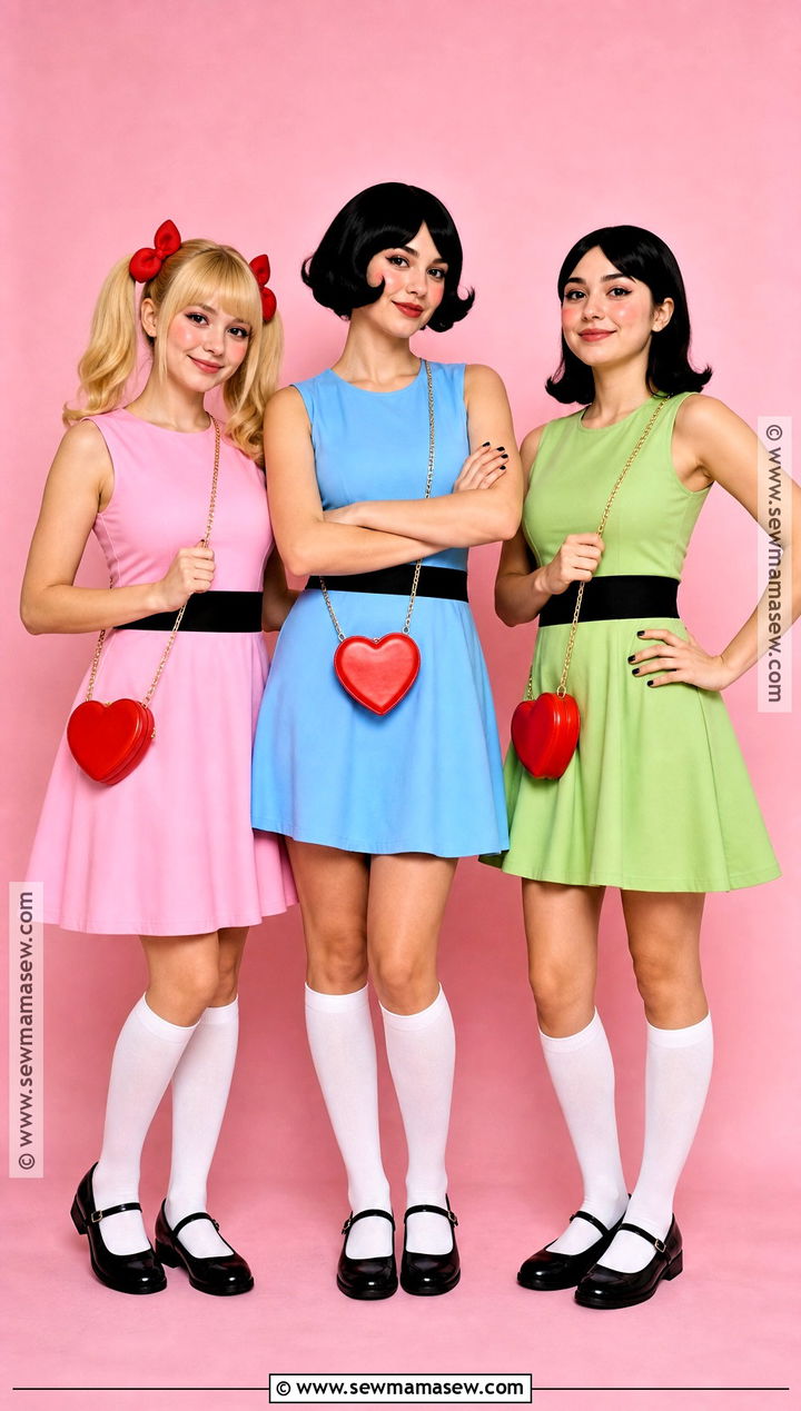 Powerpuff Girls Group Costume - 40 cute group halloween costumes
