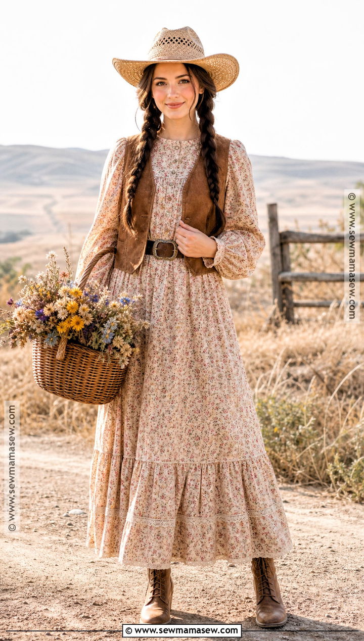 Prairie Cowgirl Costume - 50 cowgirl costume ideas