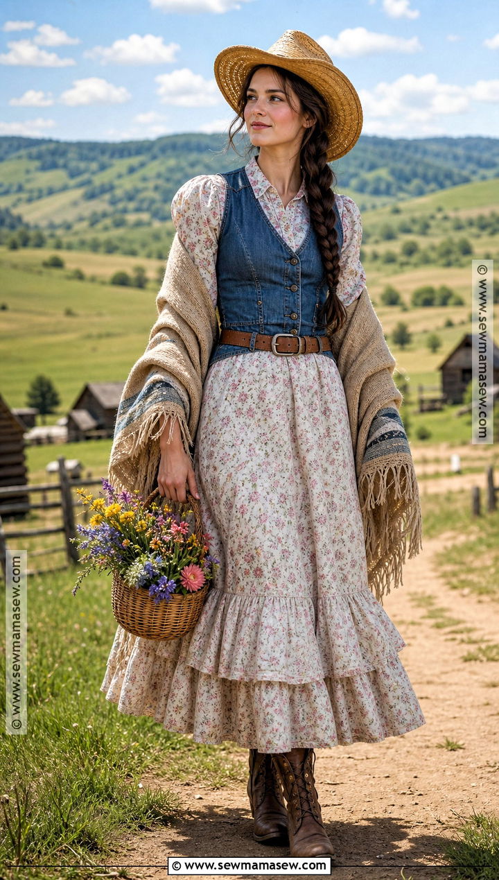 Prairie Cowgirl Costume - 30 costume cowgirl ideas