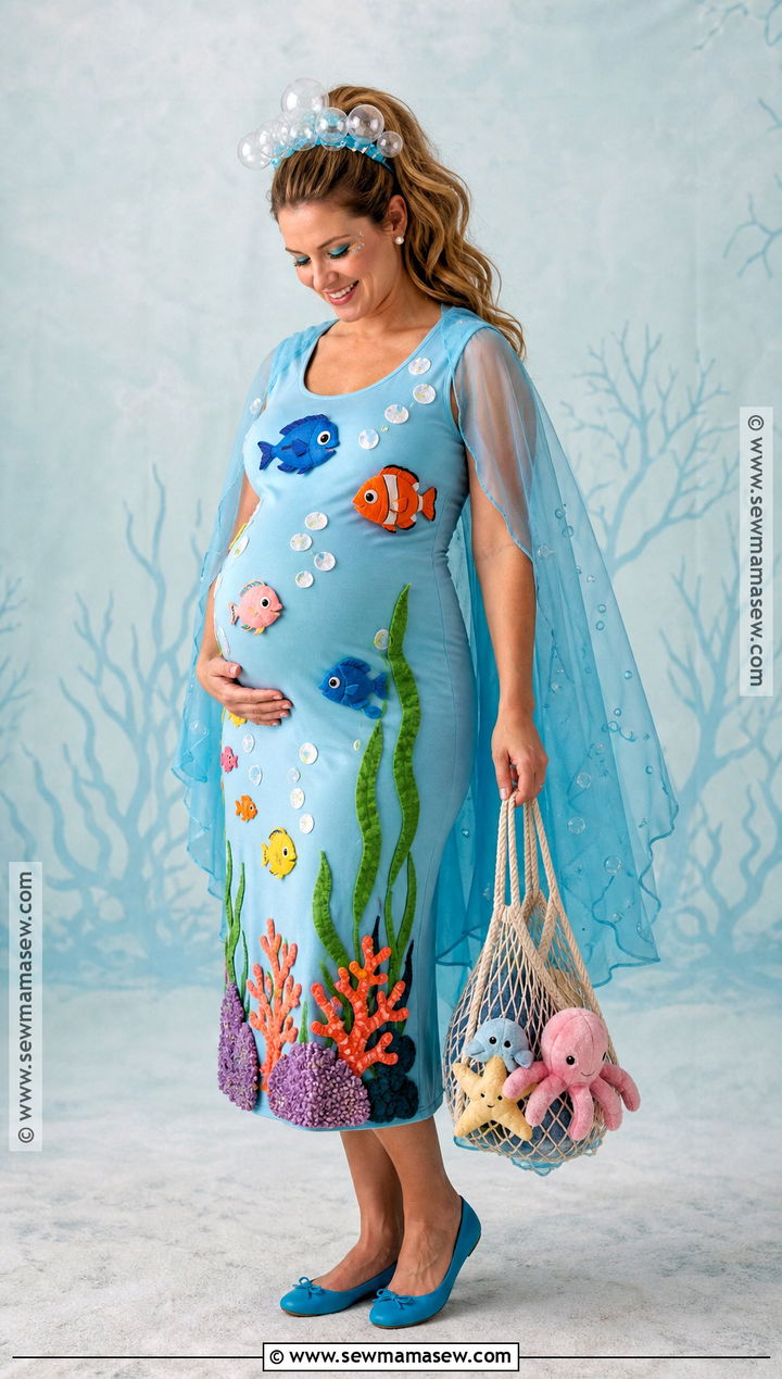 Pregnant Aquarium Costume - 45 pregnant halloween costumes
