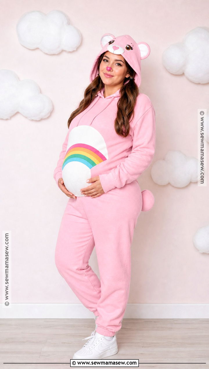 Pregnant Care Bear Costume - 45 pregnant halloween costumes