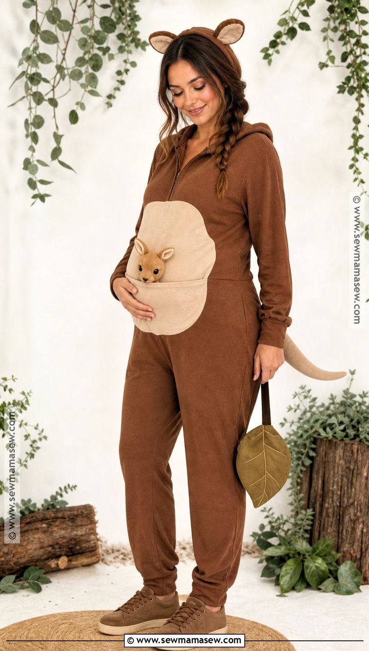 Pregnant Kangaroo Costume - 35 halloween costumes pregnant for women