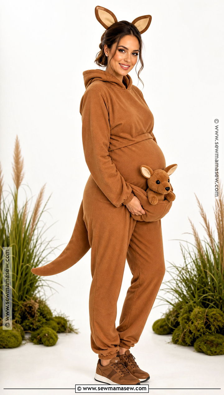Pregnant Kangaroo Costume - 45 pregnant halloween costumes