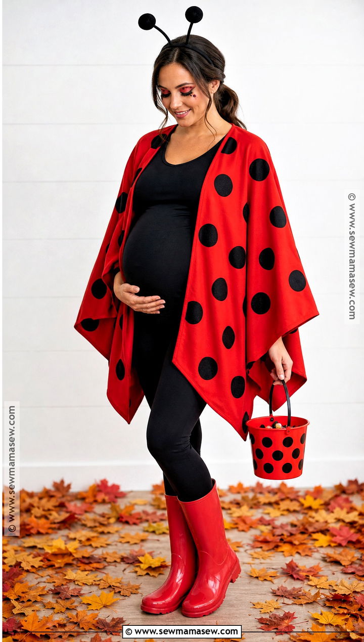 Pregnant Ladybug Costume - 45 pregnant halloween costumes