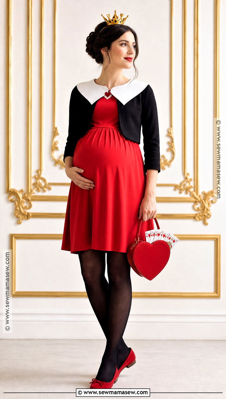 Pregnant Queen Of Hearts Costume - 35 halloween costumes pregnant for women