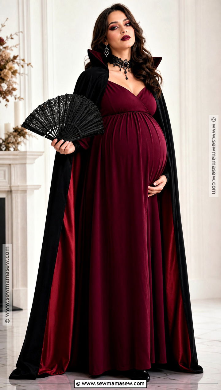 Pregnant Vampire Costume - 45 pregnant halloween costumes