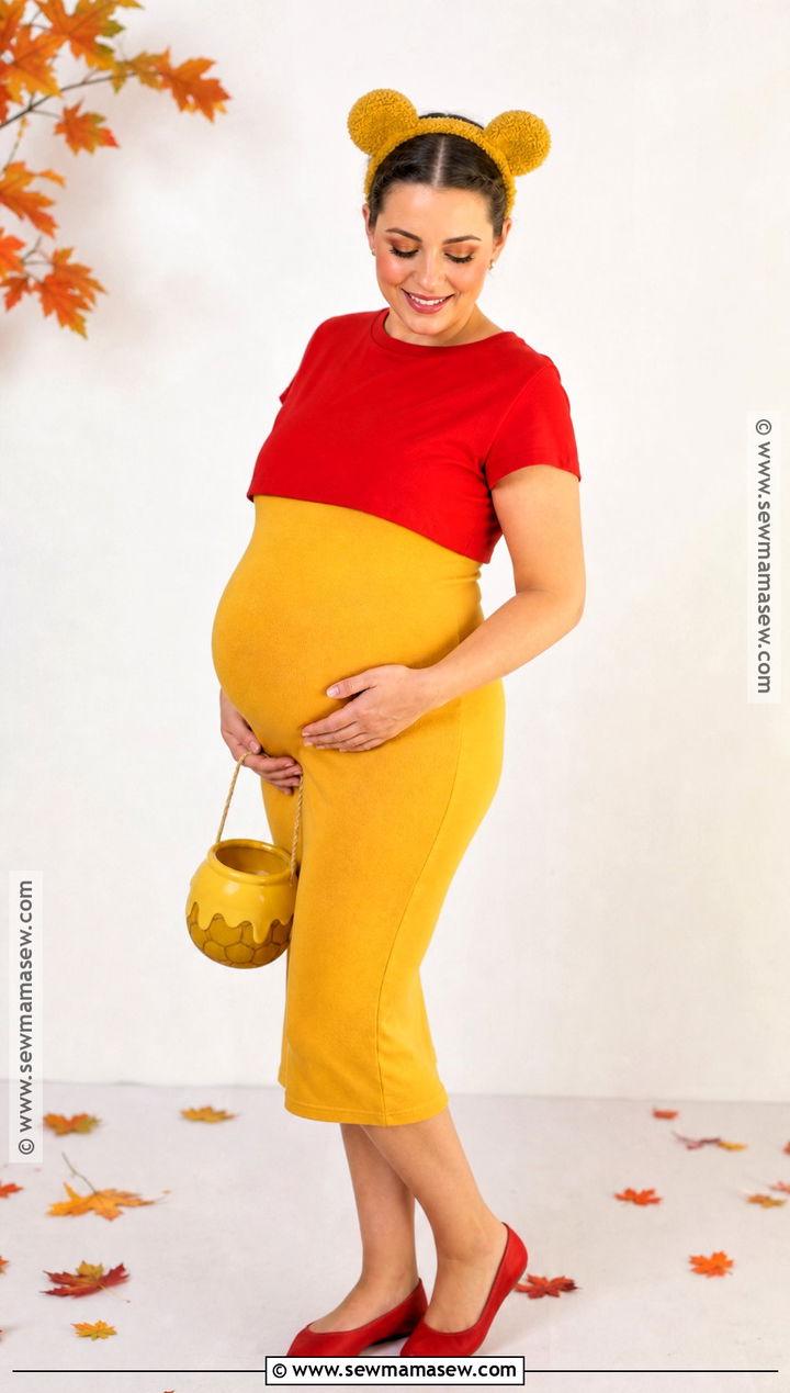 Pregnant Winnie The Pooh Costume - 45 pregnant halloween costumes