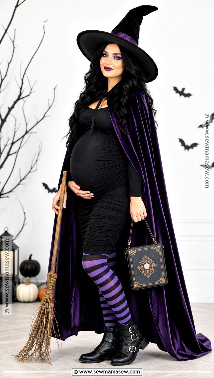 Pregnant Witch Costume - 35 halloween costumes pregnant for women