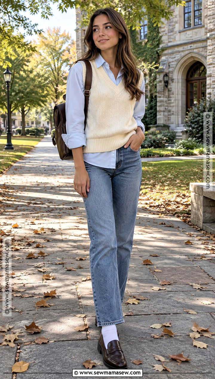 Preppy Back To School Outfit - 20 back to school aesthetic outfits