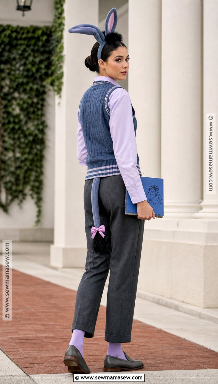 Preppy Eeyore Costume - 30 Eeyore Halloween Costume Ideas