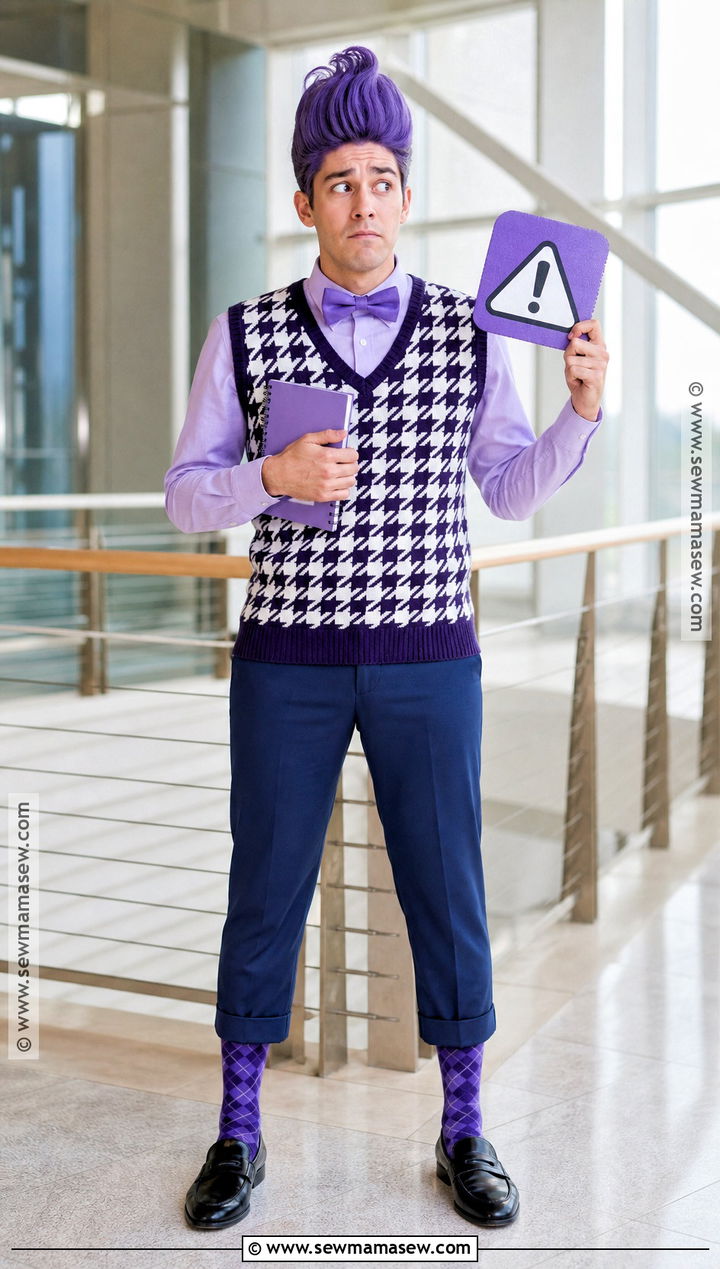 Preppy Fear Cosplay With Sweater Vest - 35 inside out cosplay ideas