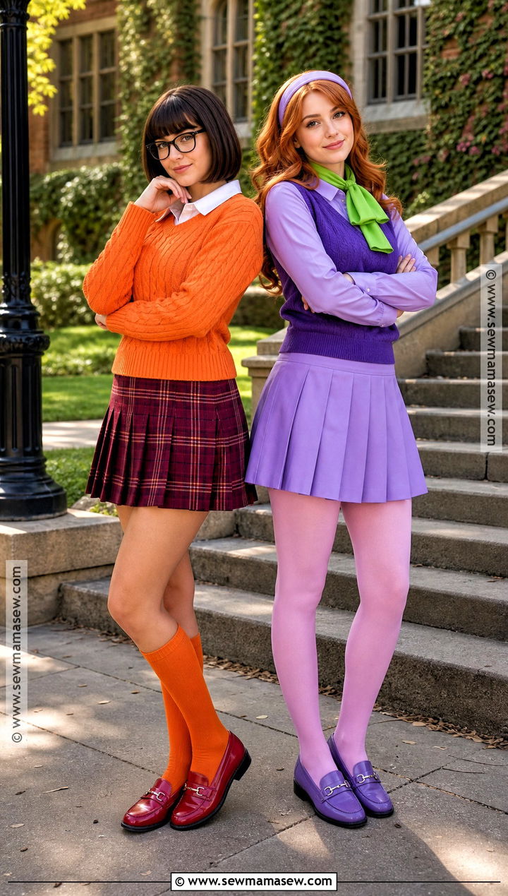 Preppy Velma And Daphne Costume - 40 velma and daphne costume ideas