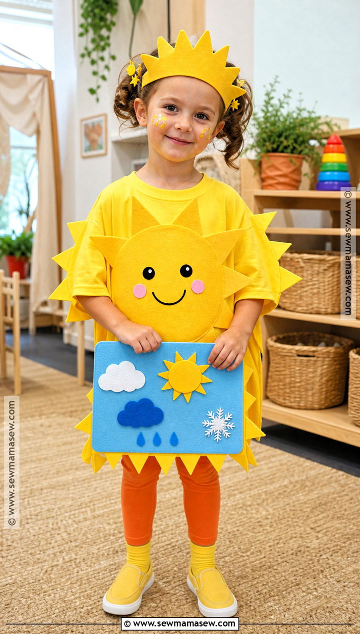 Preschool Sun Smock Costume - 30 sun costume ideas for kids