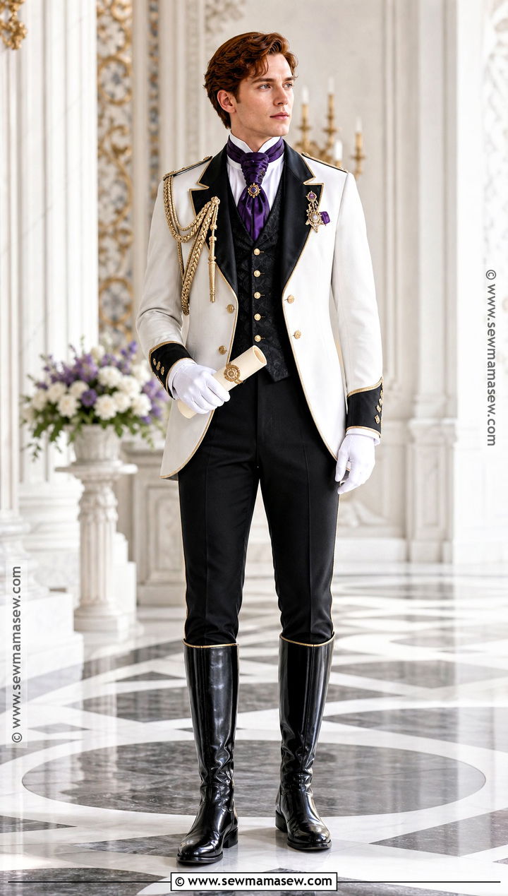 Prince Hans Costume With White Formal Jacket - 30 frozen costume ideas