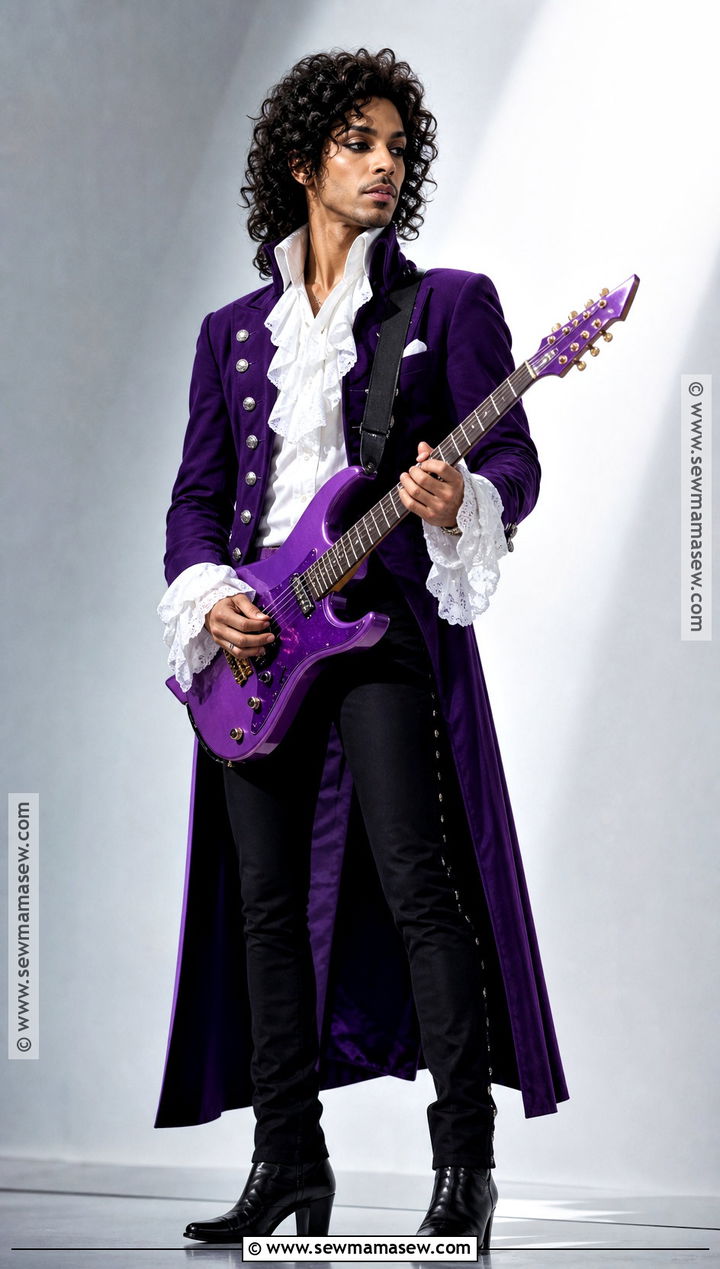 Prince Inspired Purple Musician Costume - 35 80s halloween costumes