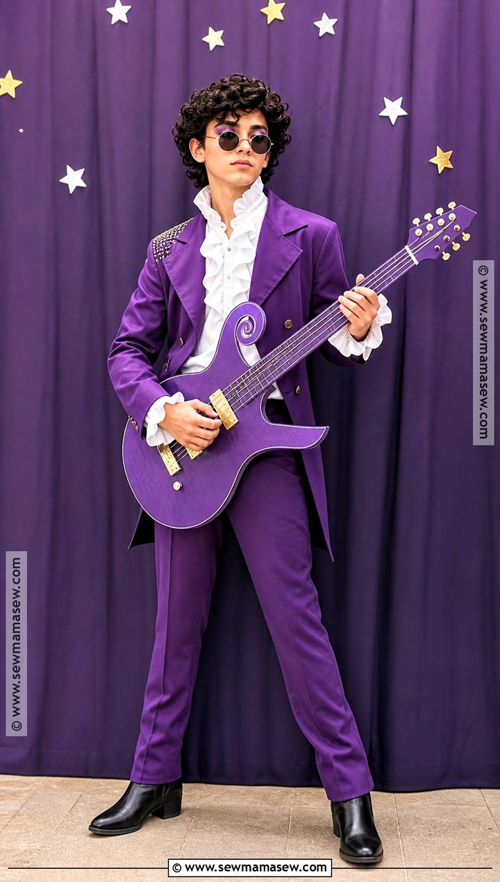 Prince Purple Suit Costume - 30 celebrity dress up day at school ideas