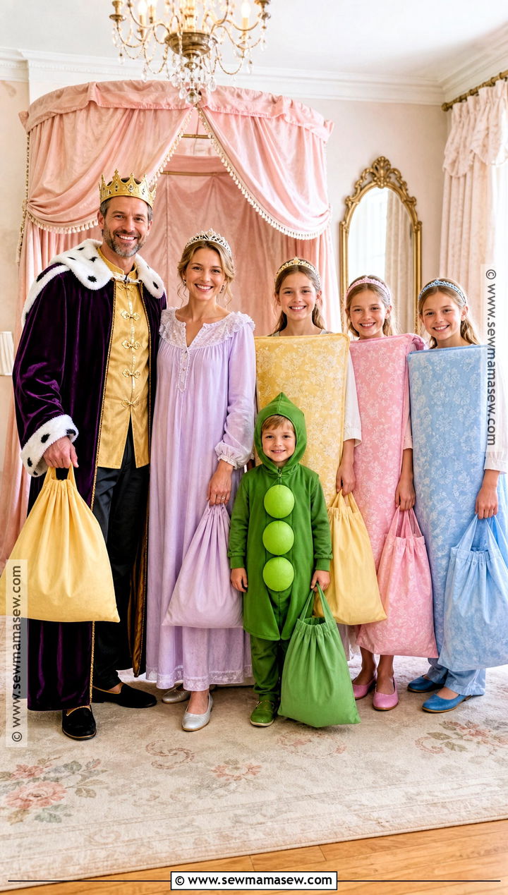 Princess And The Pea Family Costume - 30 princess and the pea halloween costume ideas