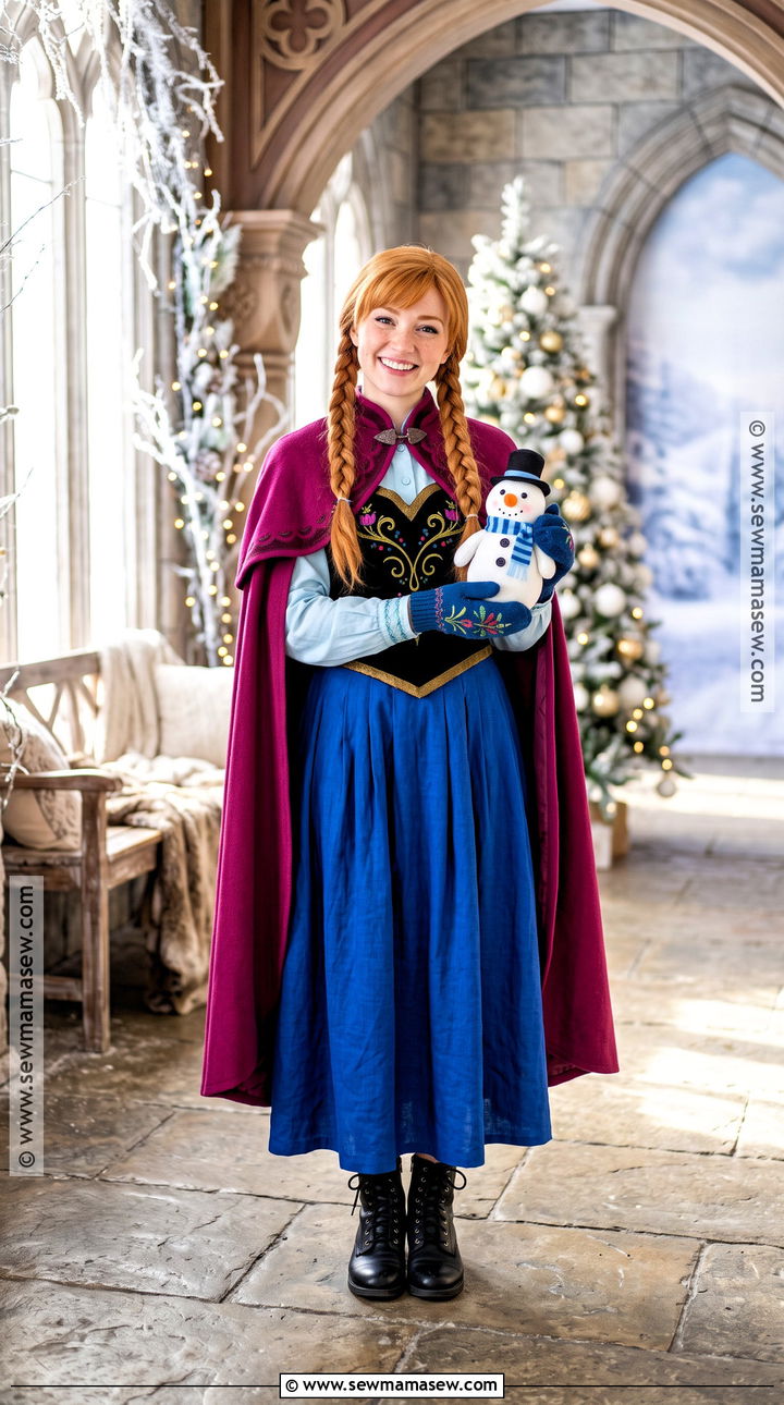 Princess Anna Costume - 30 ginger hair halloween costume ideas