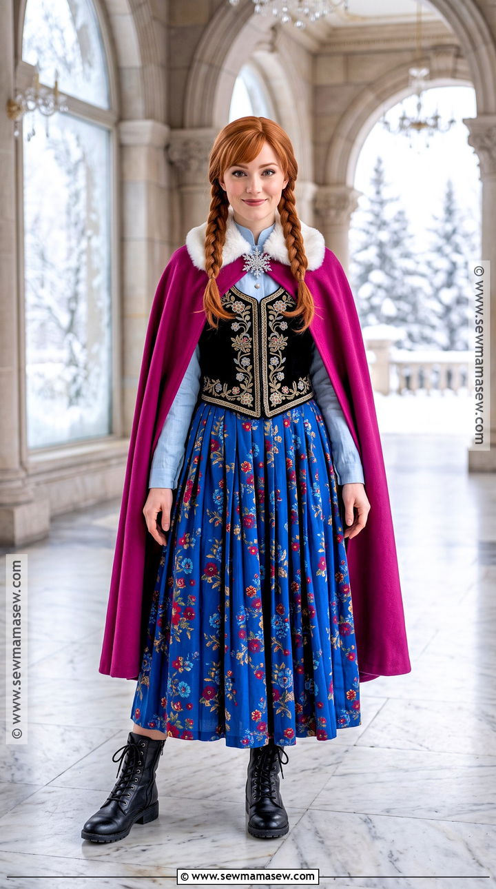 Princess Anna Costume With Red Braids - 30 halloween costumes women red hair